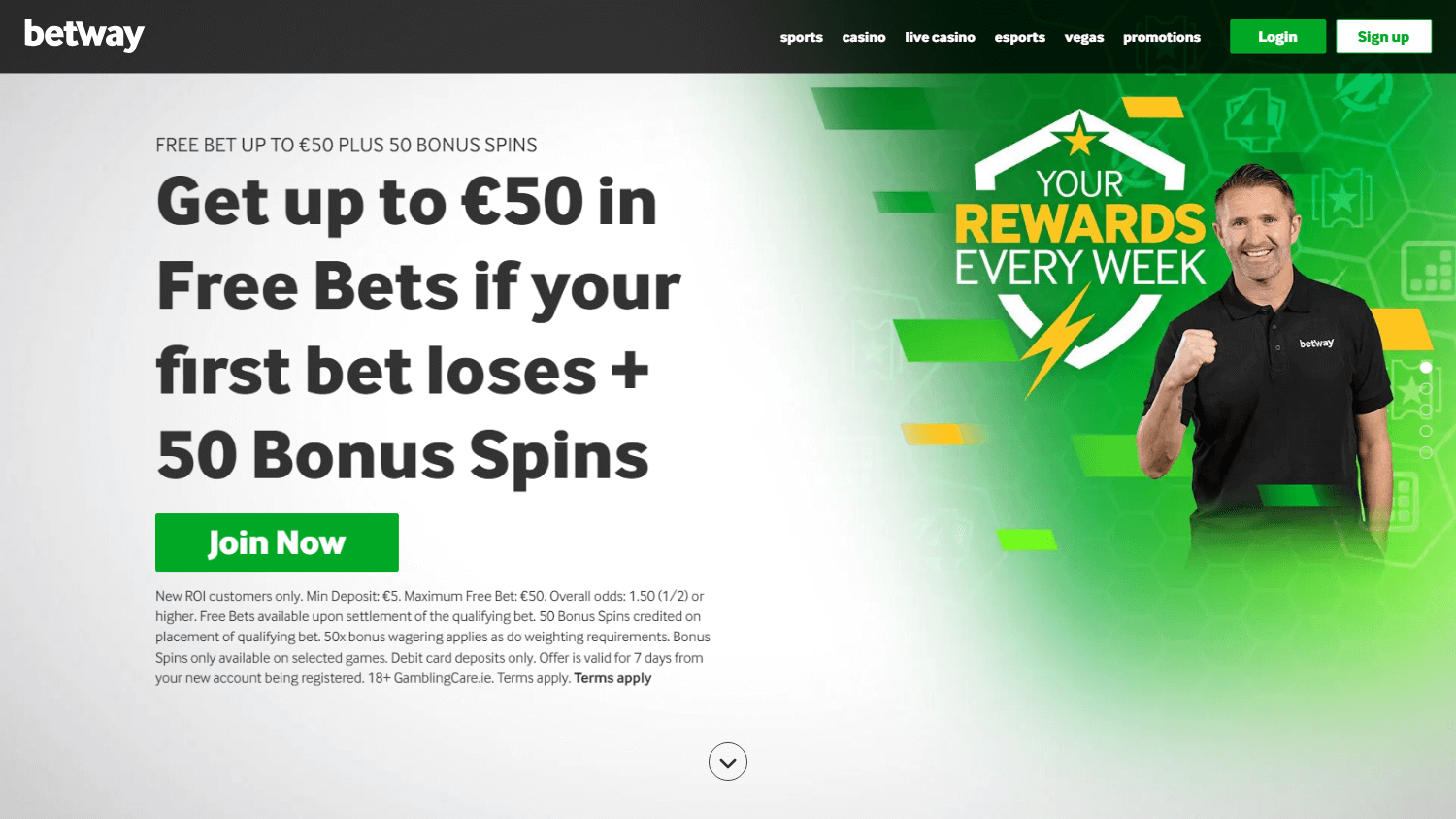 Betway Casino Desktop screenshot